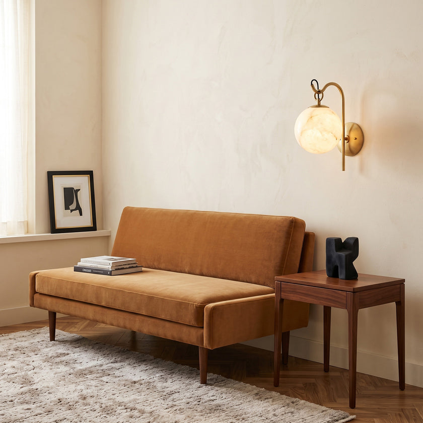 Ansaria Alabaster Wall Sconce