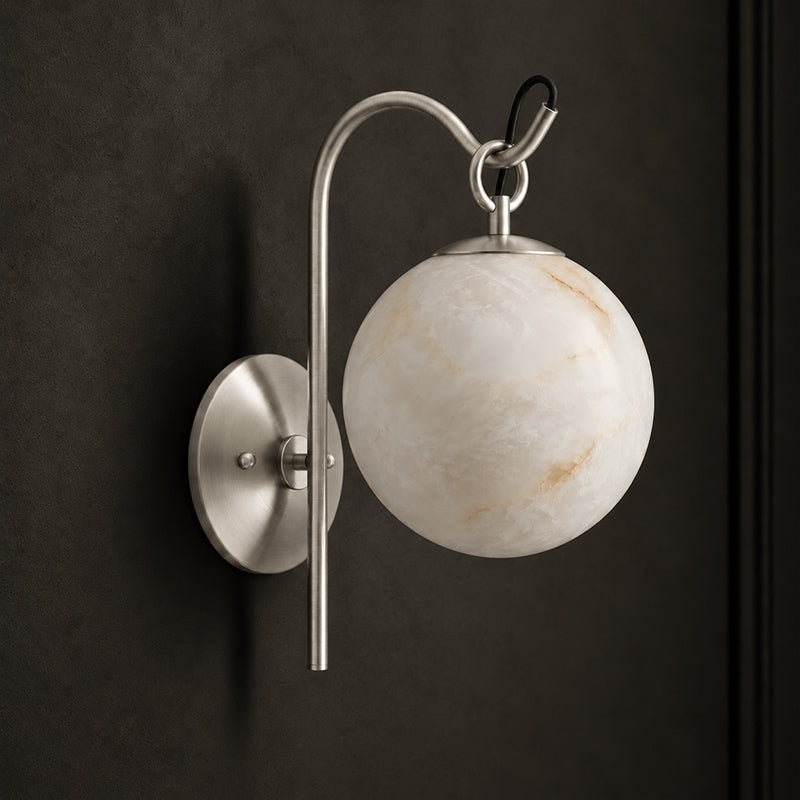 Ansaria Alabaster Wall Sconce