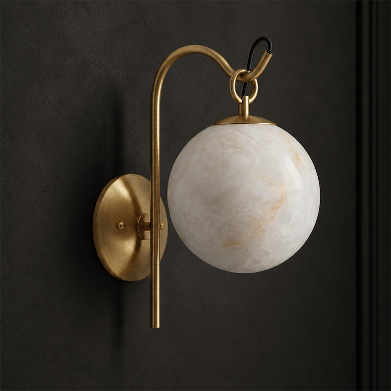Ansaria Alabaster Wall Sconce
