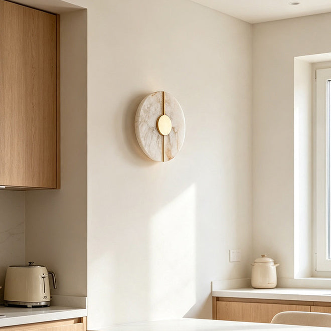 Anthelia Alabaster Wall Sconce