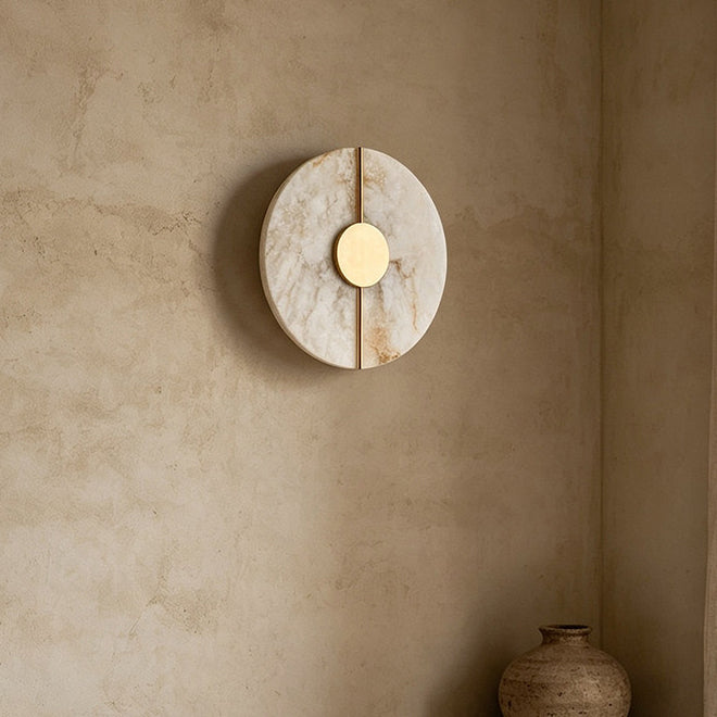 Anthelia Alabaster Wall Sconce