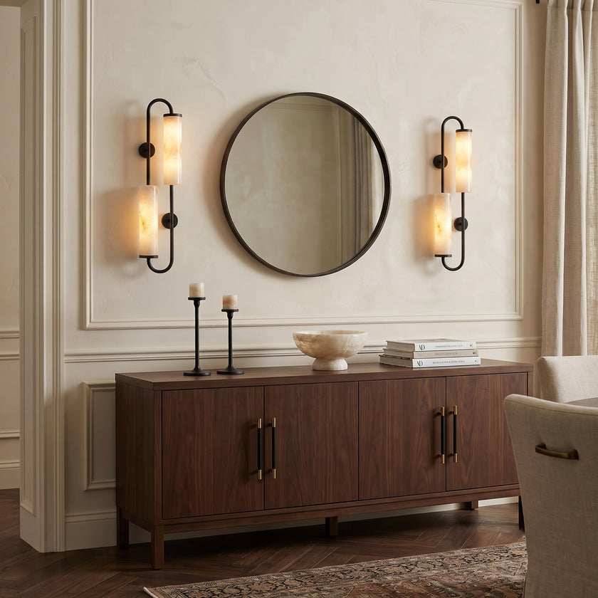 Arcolis Alabaster Wall Sconce