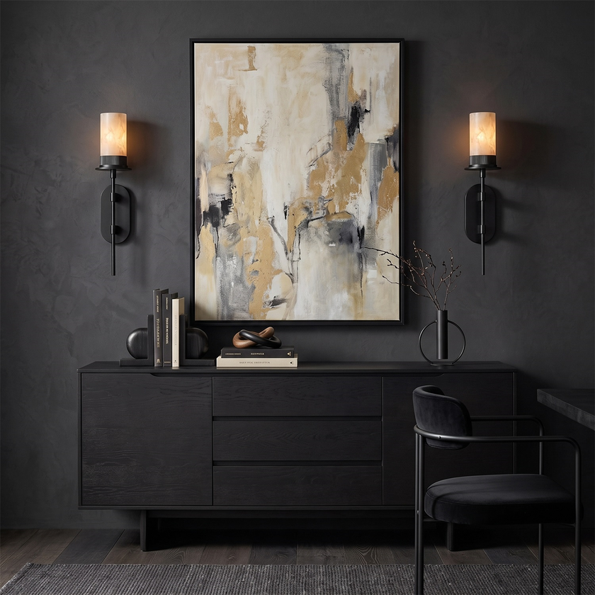 Ashcombe Alabaster Wall Sconce