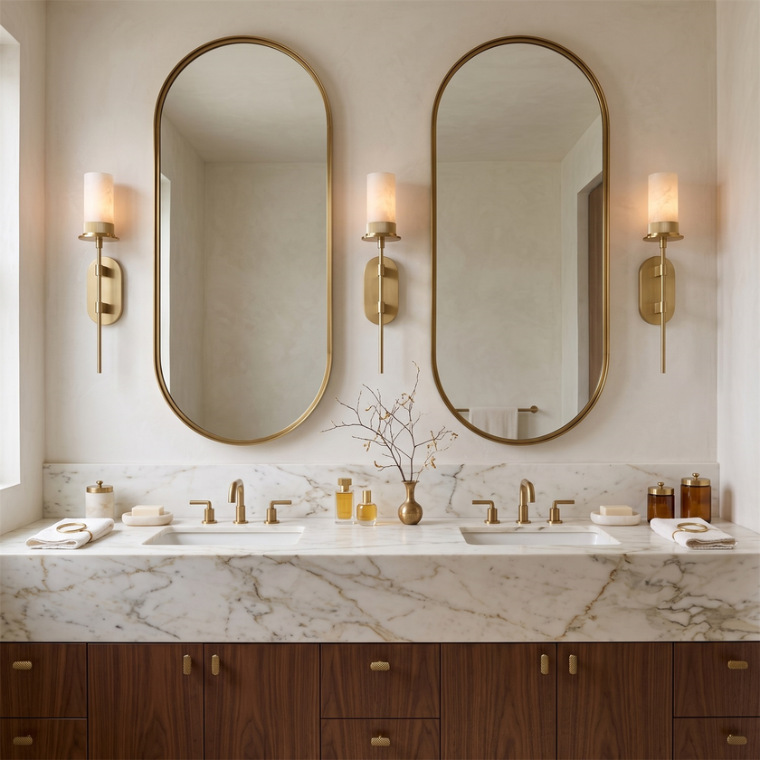Ashcombe Alabaster Wall Sconce