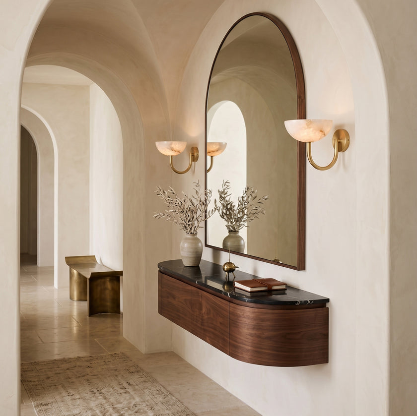 Asterwyn Alabaster Wall Sconce
