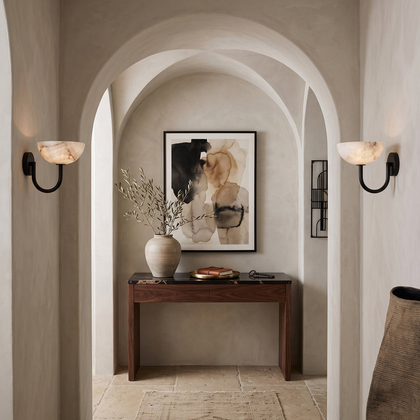 Asterwyn Alabaster Wall Sconce