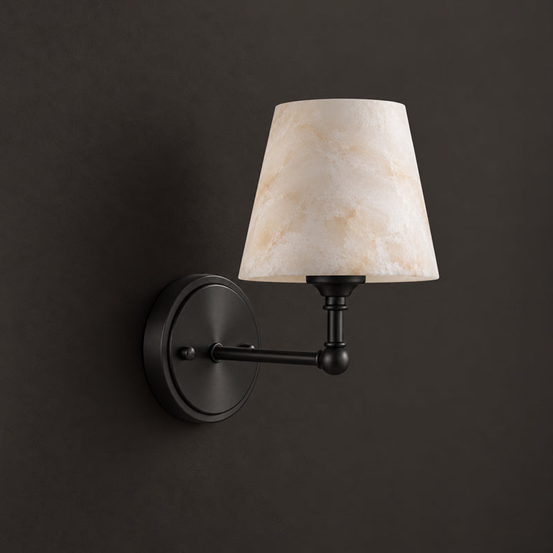 Aurelle Alabaster Wall Sconce