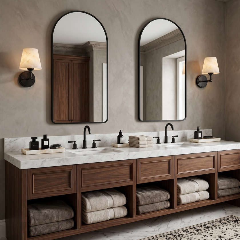 Aurelle Alabaster Wall Sconce