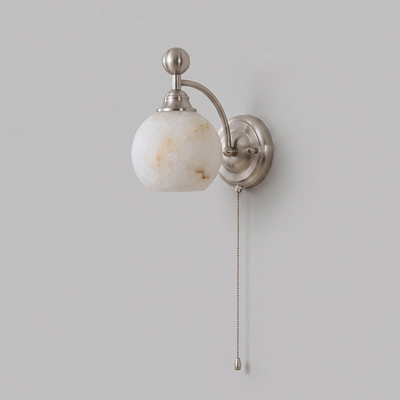 Aurora Alabaster Wall Sconce