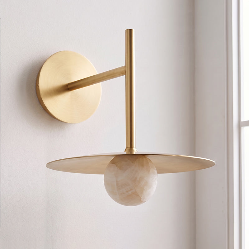 Avorin Alabaster Wall Sconce
