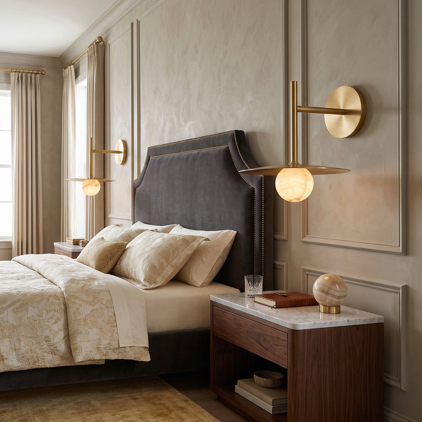 Avorin Alabaster Wall Sconce