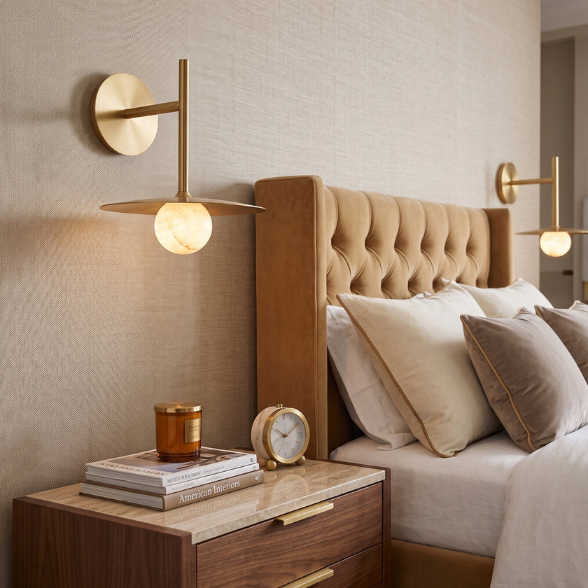 Avorin Alabaster Wall Sconce