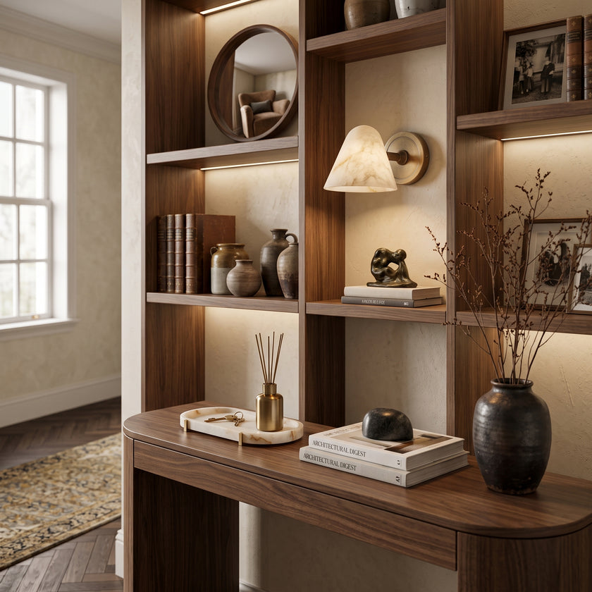 Ballston Alabaster Wall Sconce