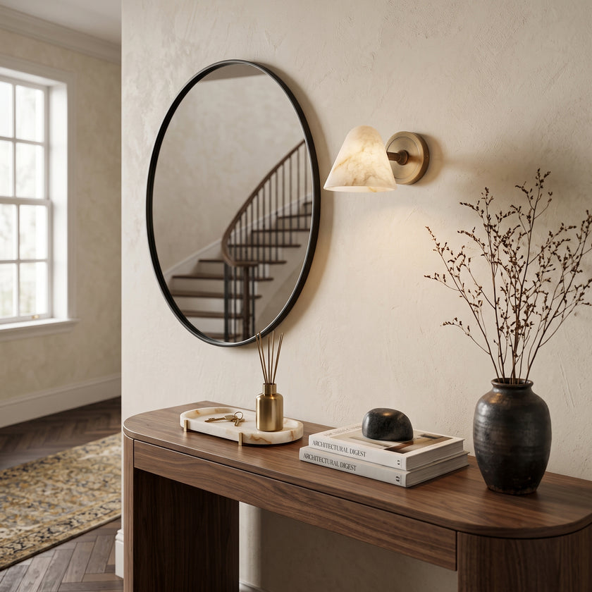 Ballston Alabaster Wall Sconce