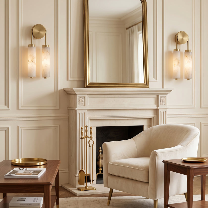 Bellandre Alabaster Wall Sconce