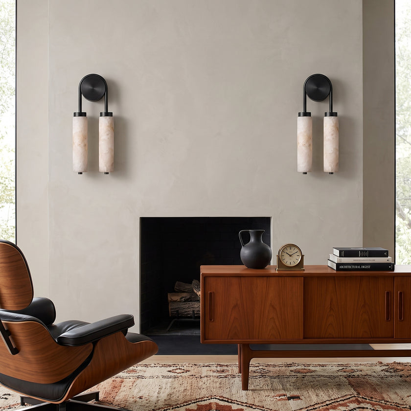 Bellandre Alabaster Wall Sconce