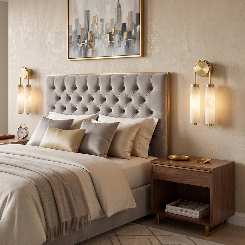 Bellandre Alabaster Wall Sconce
