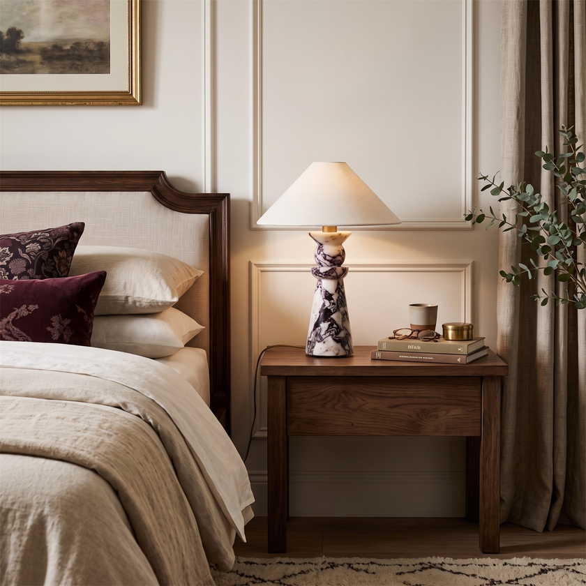 Belvoir Marble Table Lamp