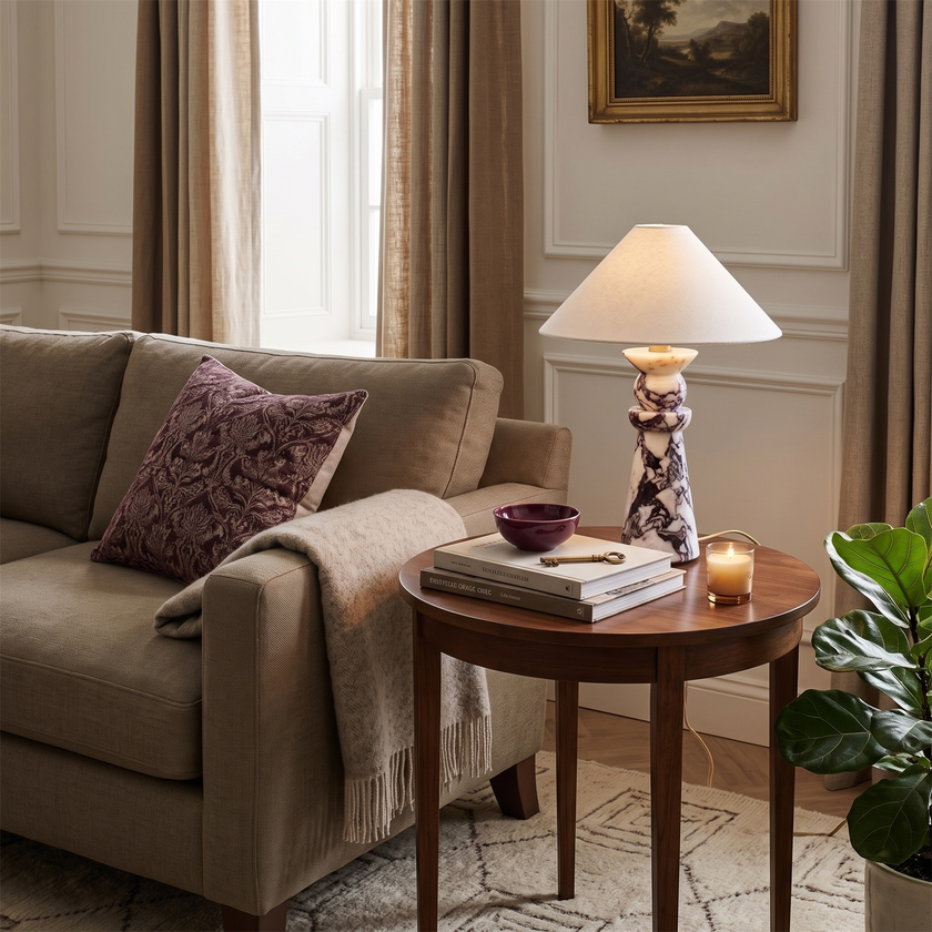 Belvoir Marble Table Lamp