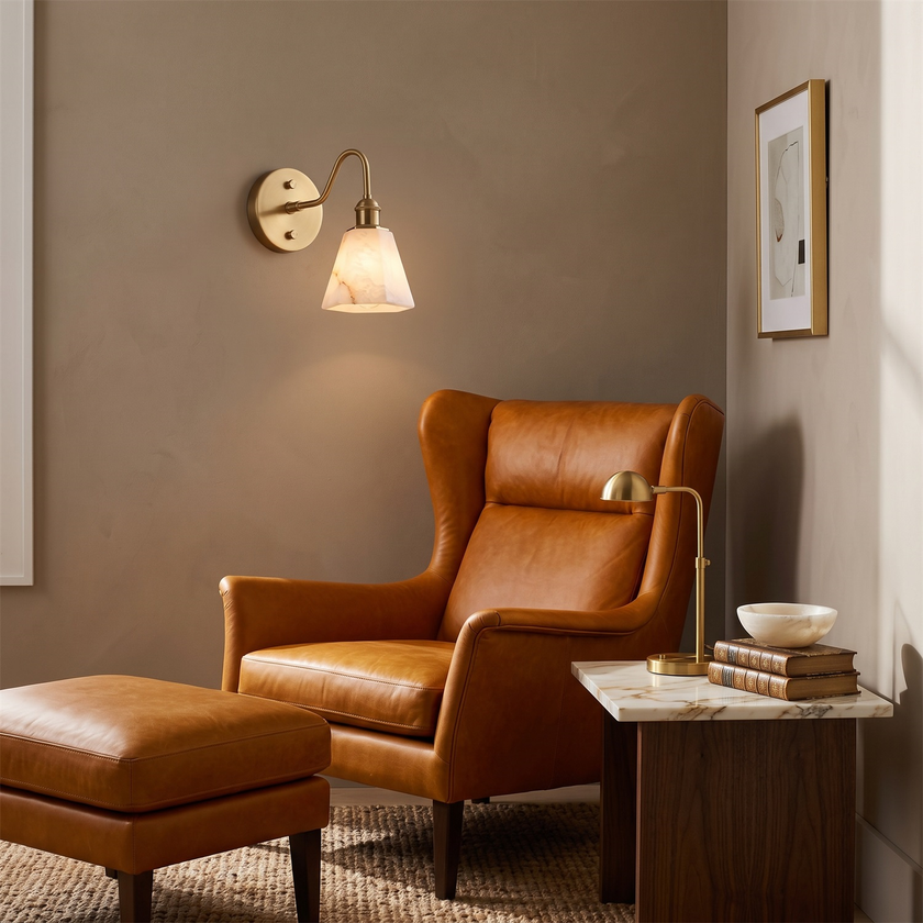 Berenice Alabaster Wall Sconce