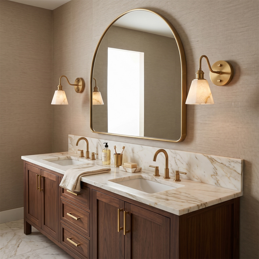 Berenice Alabaster Wall Sconce