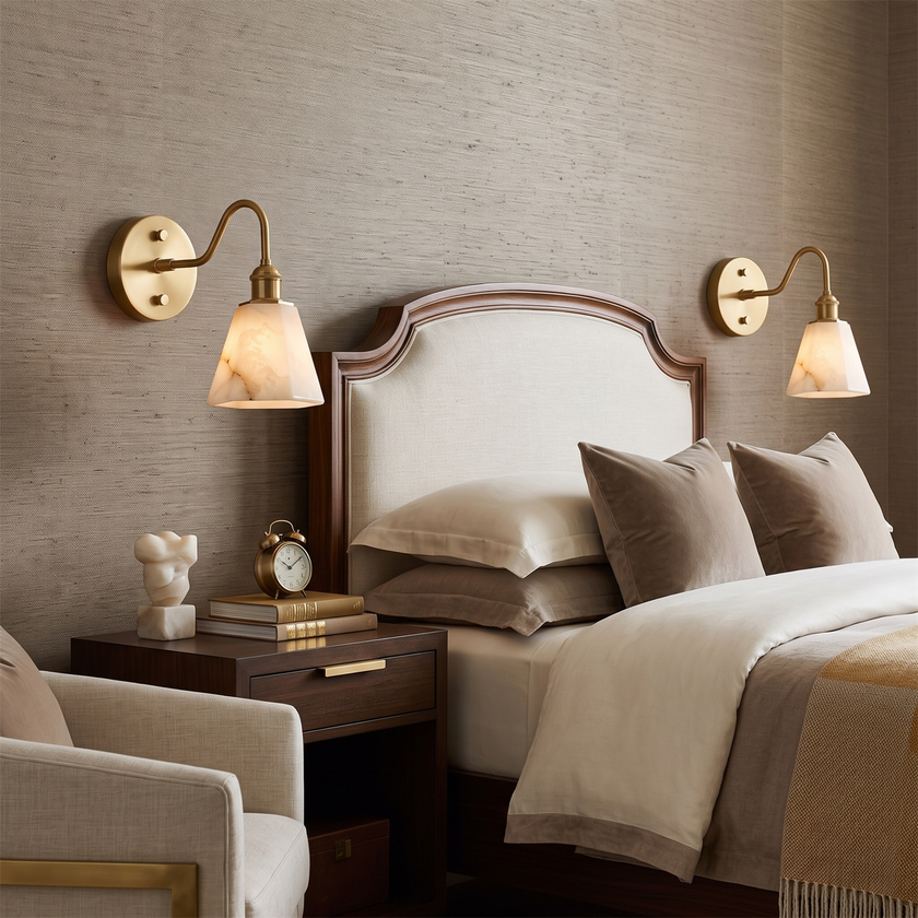 Berenice Alabaster Wall Sconce