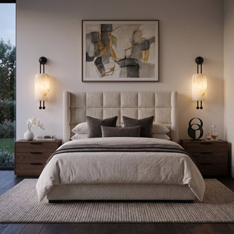 Bertha Alabaster Wall Sconce