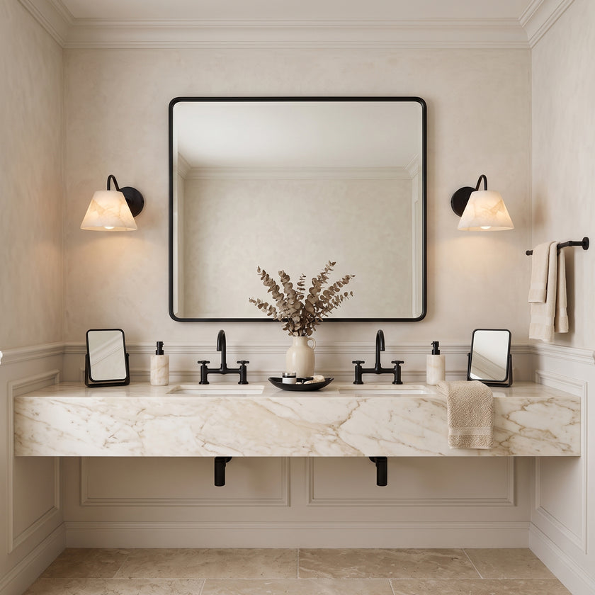 Blaine Alabaster Wall Sconce