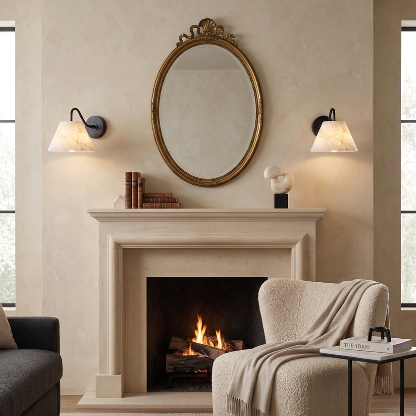 Blaine Alabaster Wall Sconce