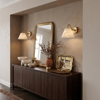 Blaine Alabaster Wall Sconce