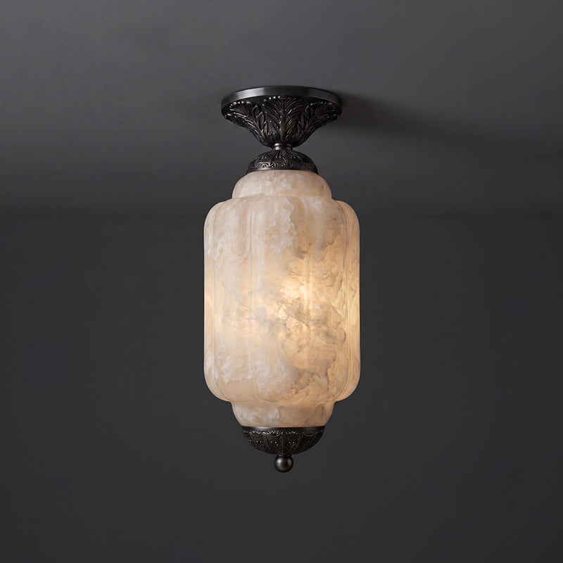 Blushora Alabaster Semi-Flush Mount