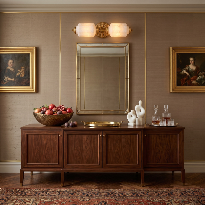 Blushora Alabaster Wall Sconce