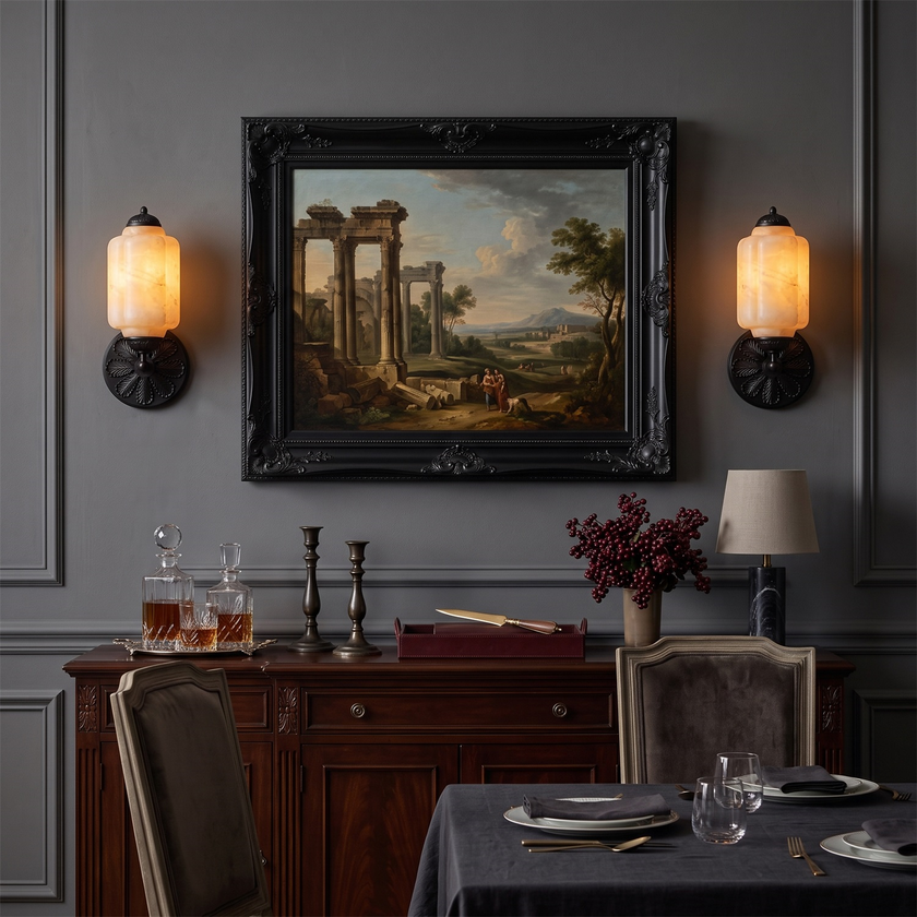 Blushora Alabaster Wall Sconce