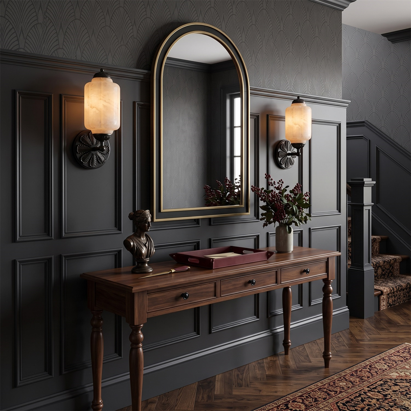 Blushora Alabaster Wall Sconce