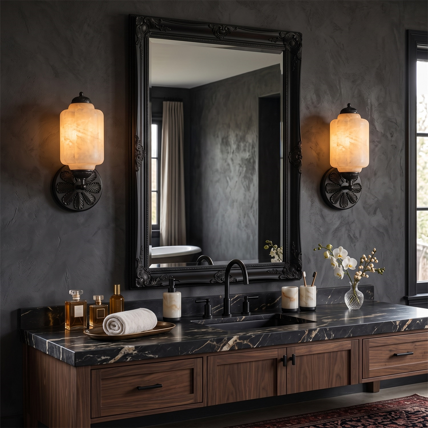 Blushora Alabaster Wall Sconce