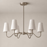 Satin Nickel & White