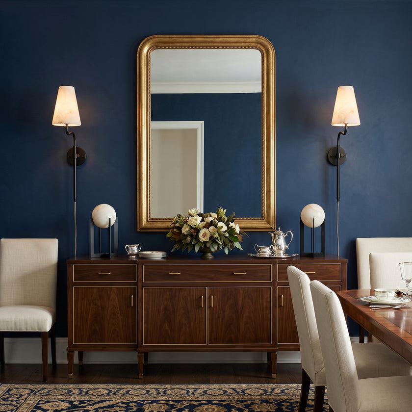 Bonny Plug-In Alabaster Wall Sconce
