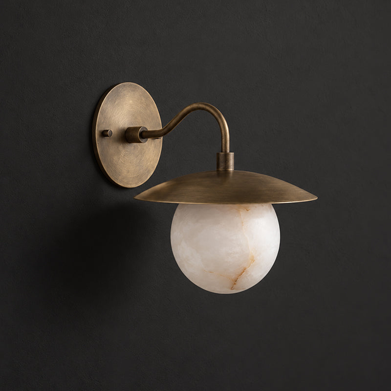 Brevane Alabaster Wall Sconce