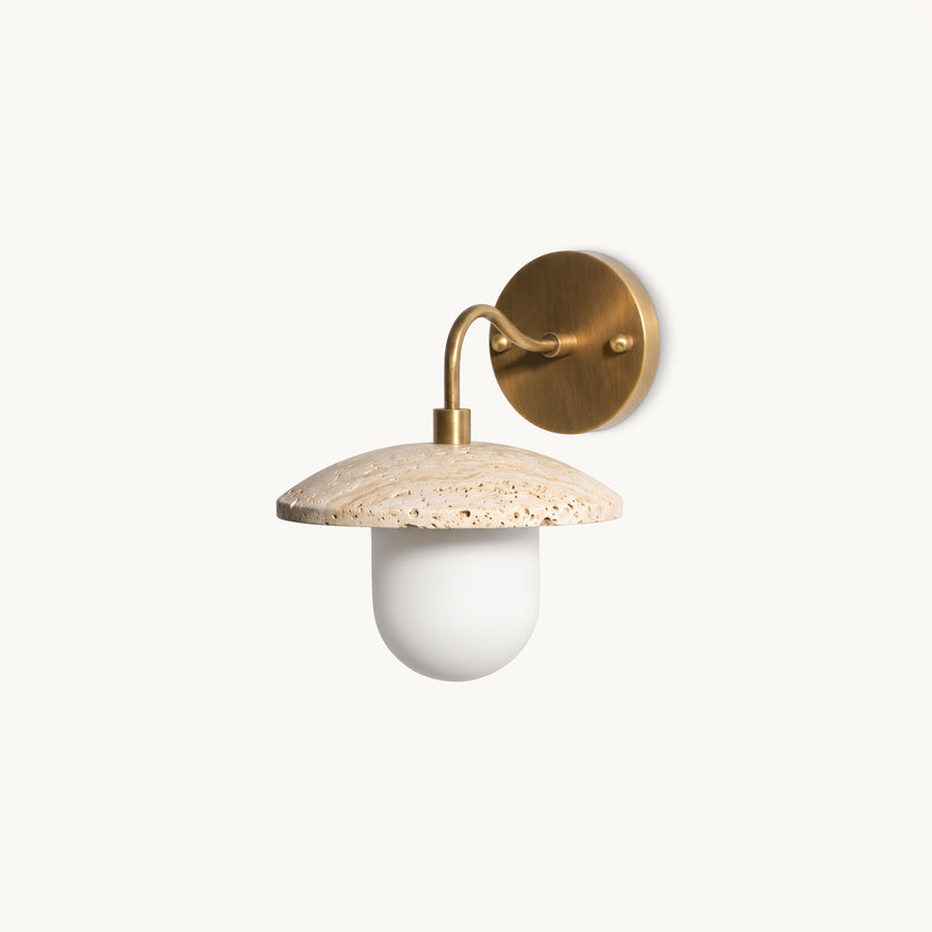 Brevane Travertine Wall Sconce