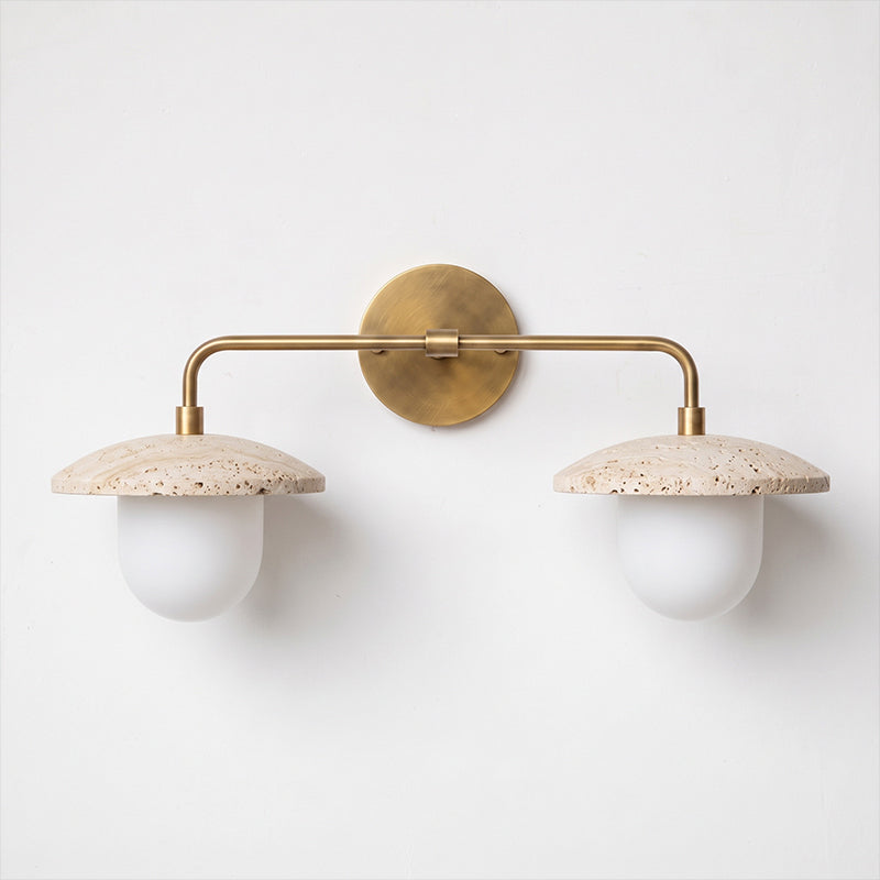 Brevane Travertine Wall Sconce