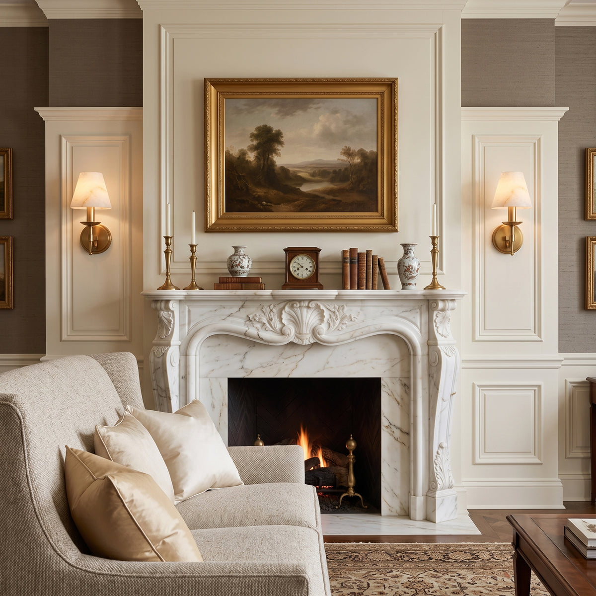 Briarley Alabaster Wall Sconce – detail 2