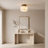 Caelvane Alabaster Semi-Flush Mount