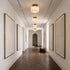 Caelvane Alabaster Semi-Flush Mount