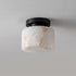 Caelvane Alabaster Semi-Flush Mount