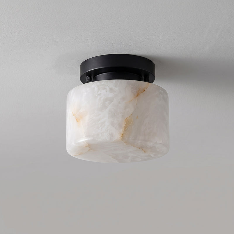 Caelvane Alabaster Semi-Flush Mount