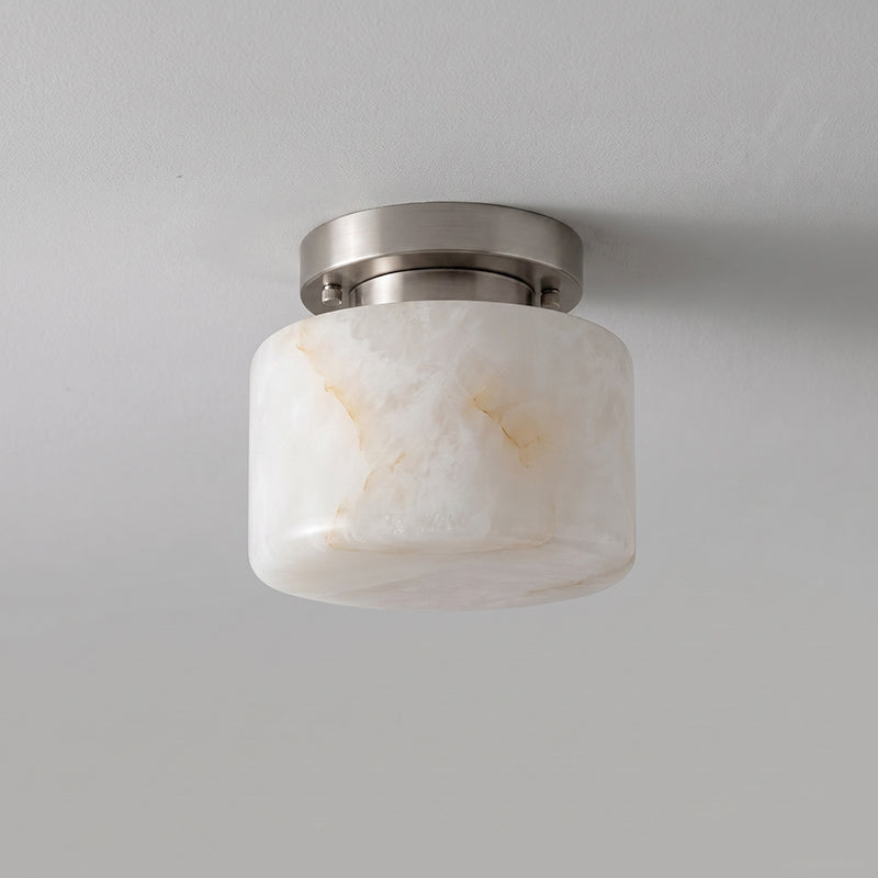 Caelvane Alabaster Semi-Flush Mount