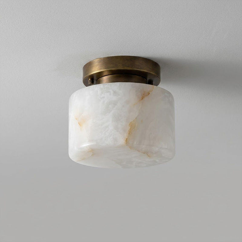 Caelvane Alabaster Semi-Flush Mount