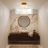 Caelvane Alabaster Semi-Flush Mount