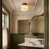 Caelvane Alabaster Semi-Flush Mount