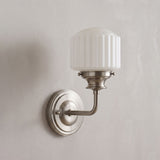 Satin Nickel & White